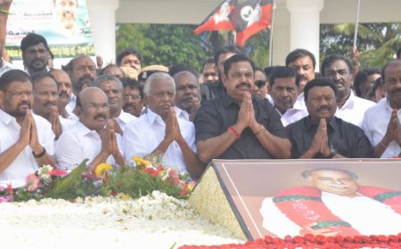 அரசியலின் துருவ நட்சத்திரம் பேரறிஞர் அண்ணா: எடப்பாடி பழனிசாமி புகழாரம்