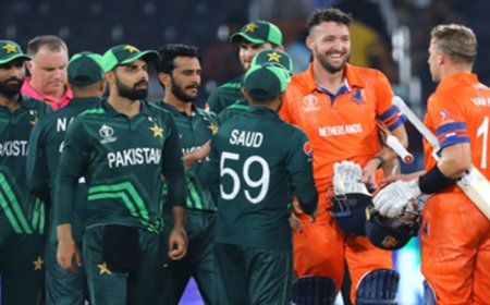 டி20 உலகக் கோப்பை முதல் போட்டி: பாகிஸ்தானுக்கு பயத்தை காட்டிய நெதர்லாந்து