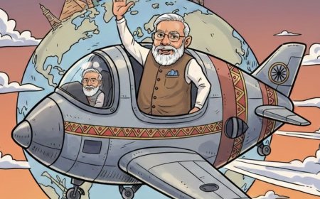 பிரதமர் மோடி வெளிநாட்டு பயண செலவு எவ்வளவு தெரியுமா ? 2021-25 ஆண்டுகளில்  ரூ.462 கோடி