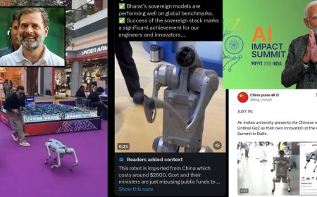 டெல்லி ஏஐ மாநாட்டில் உணவு, குடிநீர் பற்றாக்குறை, பொருட்கள் திருட்டு: சீன ரோபோக்கள் என தொடரும் சர்ச்சை 