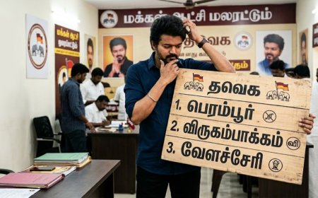 பெரம்பூர்…வேளச்சேரி…விருகம்பாக்கம்  மூன்று தொகுதியில் எதில் களமிறங்குவது விஜய் குழப்பம் 