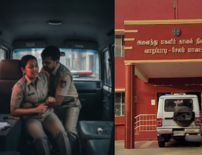 ச்சீசீ… தலைமை காவலர் இப்படி பண்ணலாமா ? ரோந்து வாகனத்தில் பெண் போலீசுக்கு பாலியல் தொல்லை