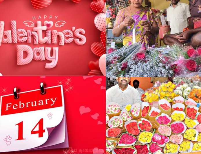 பிப் 14 காதலர் தினம்: சூடு பிடிக்கும் ரோஜா பூக்கள் விற்பனை, விவசாயிகள் மகிழ்ச்சி 