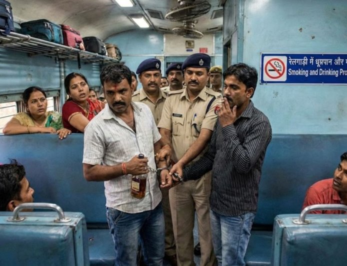 ரயிலில் சரக்கு அடிப்பது, சிகரெட் பிடித்தால் 6 மாதம் ஜெயில்: ரயில்வே பாதுகாப்பு படை வார்னிங்