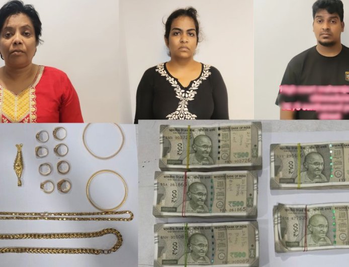 தாசில்தாரிடம் தங்கநகைகளை மிரட்டி வழிப்பறி செய்த  ரவுடியின் மனைவி: அதிரடியாய் கைது செய்த போலீஸ்