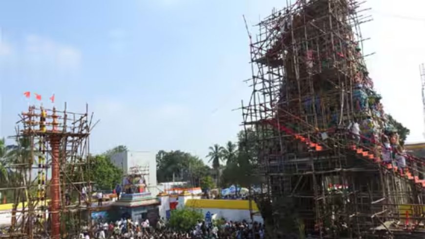 2000 ஆண்டு பழமை வாய்ந்த் பொன்னேரி பாலீஸ்வரர் கோயில் மஹா கும்பாபிஷேகம்: ஏராளமான பக்தர்கள் சாமி தரிசனம் 