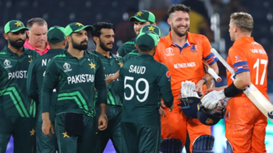 டி20 உலகக் கோப்பை முதல் போட்டி: பாகிஸ்தானுக்கு பயத்தை காட்டிய நெதர்லாந்து