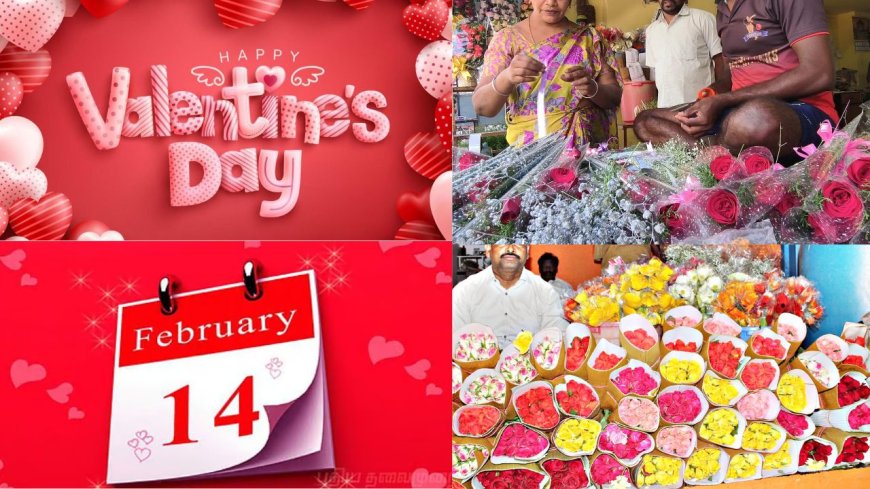 பிப் 14 காதலர் தினம்: சூடு பிடிக்கும் ரோஜா பூக்கள் விற்பனை, விவசாயிகள் மகிழ்ச்சி 