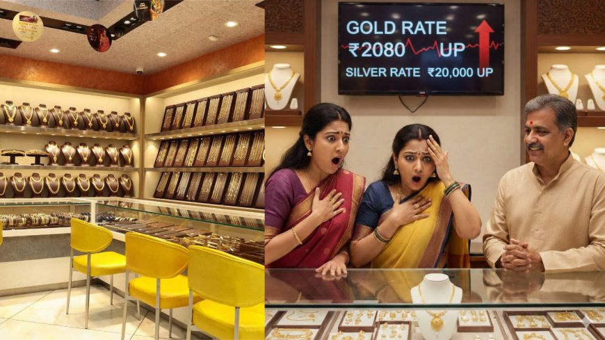 வாரக் கடைசியில் ஷாக் கொடுத்த தங்கம் : சவரன் ரூ.2,080 உயர்வு 