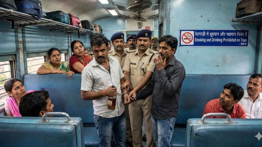 ரயிலில் சரக்கு அடிப்பது, சிகரெட் பிடித்தால் 6 மாதம் ஜெயில்: ரயில்வே பாதுகாப்பு படை வார்னிங்