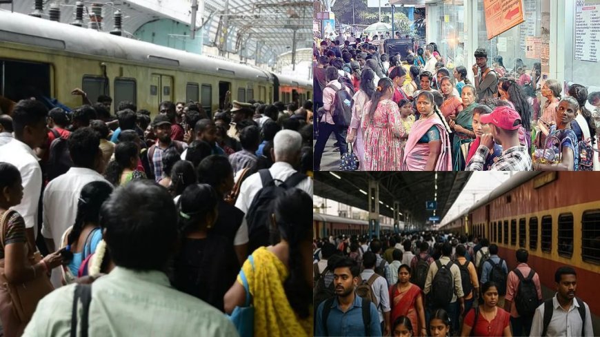 எழும்பூர் புறநகர் ரயில் சேவை மேலும் குறைப்பு: 5-வது நாளாக பயணிகள் கடும் அவதி
