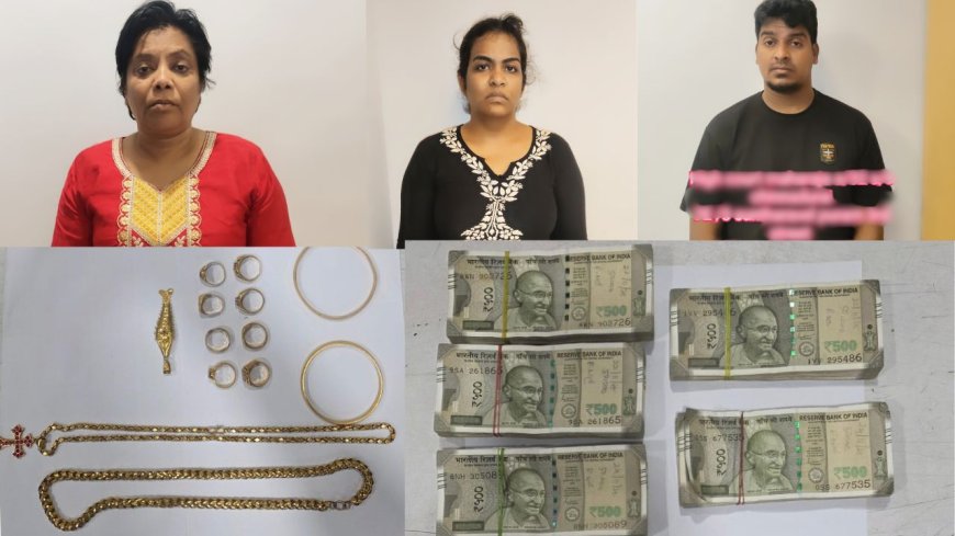 தாசில்தாரிடம் தங்கநகைகளை மிரட்டி வழிப்பறி செய்த  ரவுடியின் மனைவி: அதிரடியாய் கைது செய்த போலீஸ்