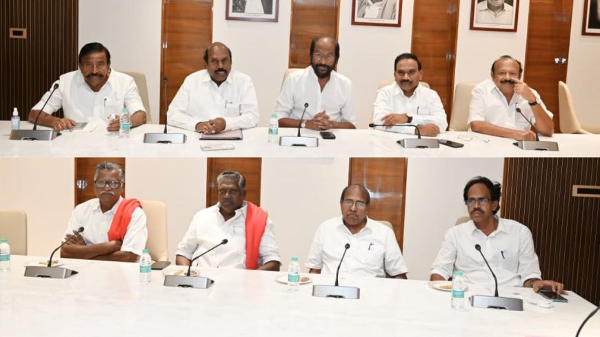 கூட்டணி கட்சிகளுடன் தொகுதி பங்கீடு பேச்சுவார்த்தை: கறார் காட்டும் திமுக 