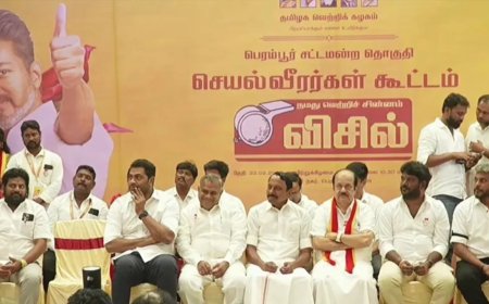 செயல் வீரர்கள் கூட்டம் என்ற பெயரில் குத்தாட்டம்: 16 ஆயிரம் வாக்குசாவடி, 1,100 ஒன்றியம், 5,200 கிளை கழகங்களில் ஆளில்லை, தடுமாறும் தமிழக வெற்றிக் கழகம்