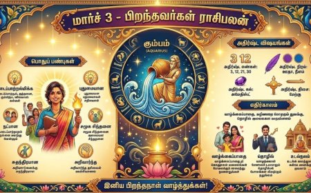 மார்ச் முன்றாம் தேதி பிறந்தவர்கள் எப்படி இருப்பார்கள்?