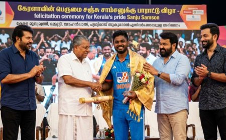 டி20 உலகக்கோப்பை இந்தியா வெற்றி: சஞ்சு சாம்சனுக்கு குவியும் பாராட்டு