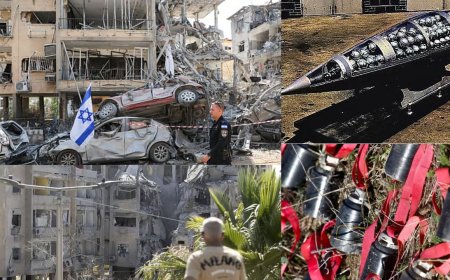 இஸ்ரேல் மீது ஈரான் அதிபயங்கர தாக்குதல்: டெல், அவிவ் நகரங்கள் மீது கொத்து குண்டுகள் வீச்சு 