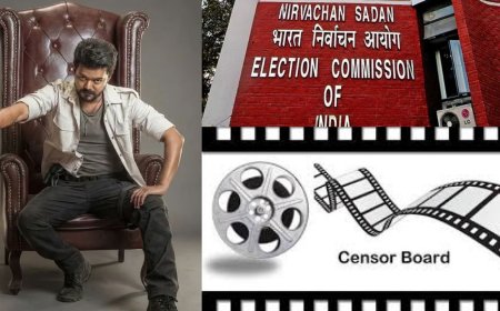  'ஜனநாயகன்' படத்தில் அரசியல் வசனம்: தேர்தல் ஆணையத்திற்கு பரிந்துரை செய்த  மறு ஆய்வு குழு 