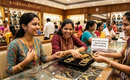 “எல்லா லேடீசும்  ஹாப்பி அண்ணாச்சி” தொடர்ந்து சரியும் தங்கம் விலை, சவரனுக்கு ரூ.640 குறைவு