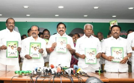 குடும்ப அட்டைதாரர்களுக்கு இலவச ஃபிரிட்ஜ், மகளிருக்கு மாதம் ரூ.2 ஆயிரம்: அடுக்கடுக்கான தேர்தல் வாக்குறுதிகளை வெளியிட்ட எடப்பாடி 