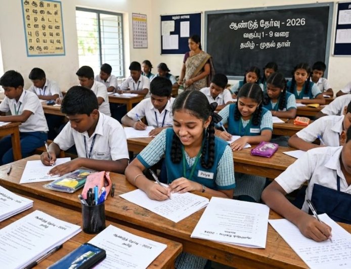 1 முதல் 9-ம் வகுப்பு ஆண்டுத் தேர்வு தேதி அறிவிப்பு ?: பள்ளி கல்வித்துறை   சொன்ன அப்டேட்
