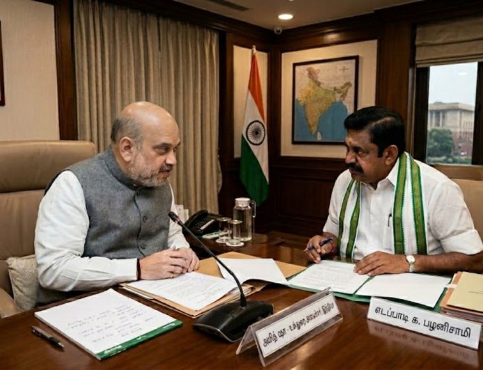2 மணி நேரம் ஆலோசனை நடத்திய அமித்ஷா-எடப்பாடி : என்ன பேசினார்கள் பரபர பின்னணி தகவல்