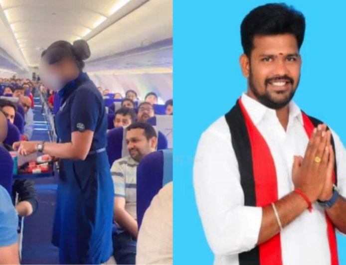 "இதெல்லாம் ஒரு பொழப்பா அசிங்கமா இல்ல" விமானத்தில் பணிப்பெண்ணிடம் பாலியல் அத்துமீறிய திமுக கவுன்சிலர் பிரபாகரன் கைது 