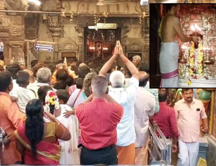 சனிப்பெயர்ச்சி.. திருநள்ளாறு சனிபகவான் கோயிலில் சிறப்பு வழிபாடு பக்தர்கள் குவிந்தனர் 