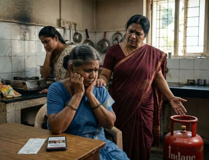 மகளிர் தினத்தில் நள்ளிரவில் மத்திய அரசு கொடுத்த பரிசு: சமையல் சிலிண்டர் விலை ரூ.60 உயர்வு