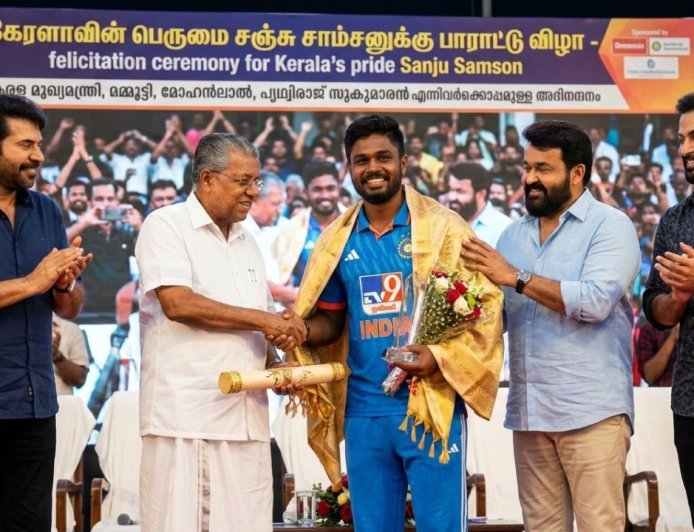 டி20 உலகக்கோப்பை இந்தியா வெற்றி: சஞ்சு சாம்சனுக்கு குவியும் பாராட்டு