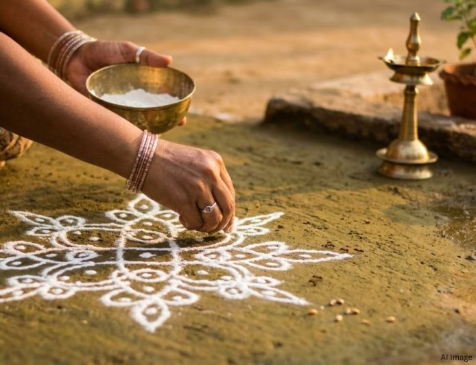 மகா(ன்)பிரசாதம்: கோலம் ஏன் போடணும்?