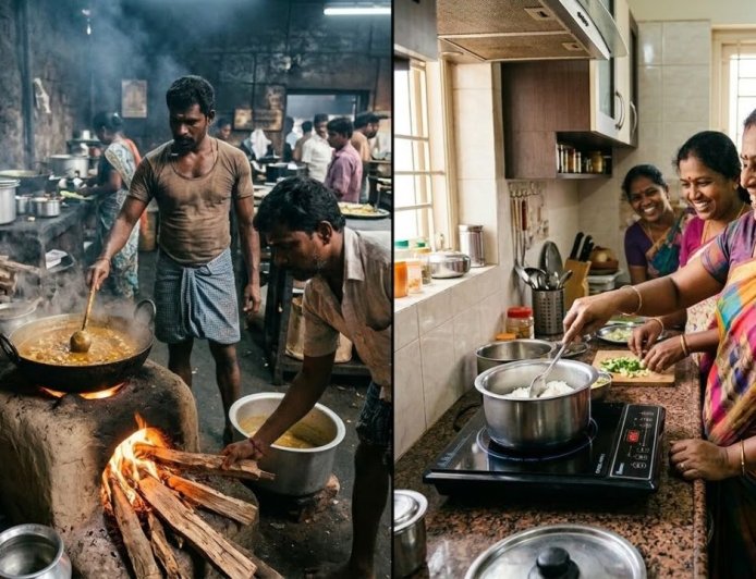 சிலிண்டர் தட்டுப்பாடு கரெண்ட் அடுப்பு, விறகுகளுக்கு கடும் கிராக்கி 