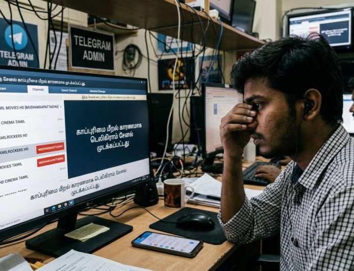 திருட்டுத்தனமாக திரைப்படங்களை பதிவிட்ட 800 சோசியல் மீடியாக்கள், 3,142 டெலிகிராம் சேனல்கள் முடக்கம் 