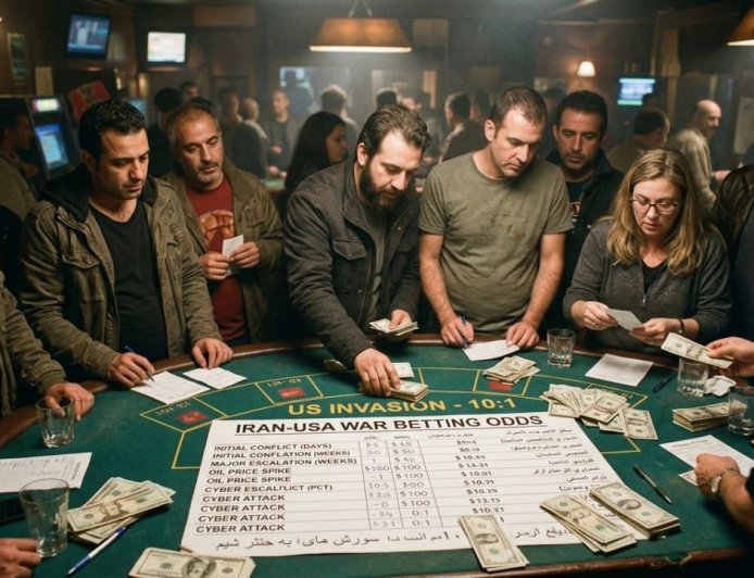 “அடப்பாவிங்களா இப்படி எல்லாம் பண்ணுவாங்க” ஈரான்-அமெரிக்க போரை வைத்து ஆன்லைன்  பெட்டிங்