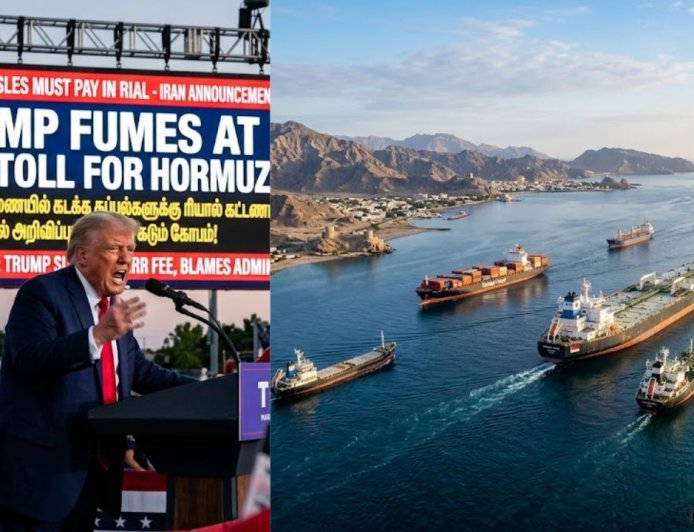‘ஹார்முஸ் நீரிணை’ வழியாக செல்லும் கப்பல்களுக்கு கட்டண வசூல்: டாலருக்கு பதில் ரியாலுக்கு அனுமதி