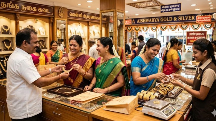 தங்கம், வெள்ளி விலை சற்றே சரிவு: சவரனுக்கு ரூ.920 குறைவு, நகைப்பிரியர்கள் மகிழ்ச்சி