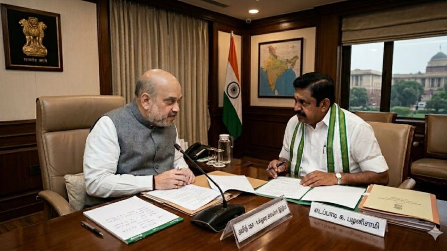 2 மணி நேரம் ஆலோசனை நடத்திய அமித்ஷா-எடப்பாடி : என்ன பேசினார்கள் பரபர பின்னணி தகவல்