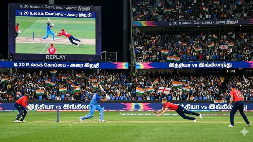 டி 20 உலகக்கோப்பை இந்தியா - இங்கிலாந்து நாளை மோதல்: இறுதி போட்டிக்கு நுழைய போவது யார் ?