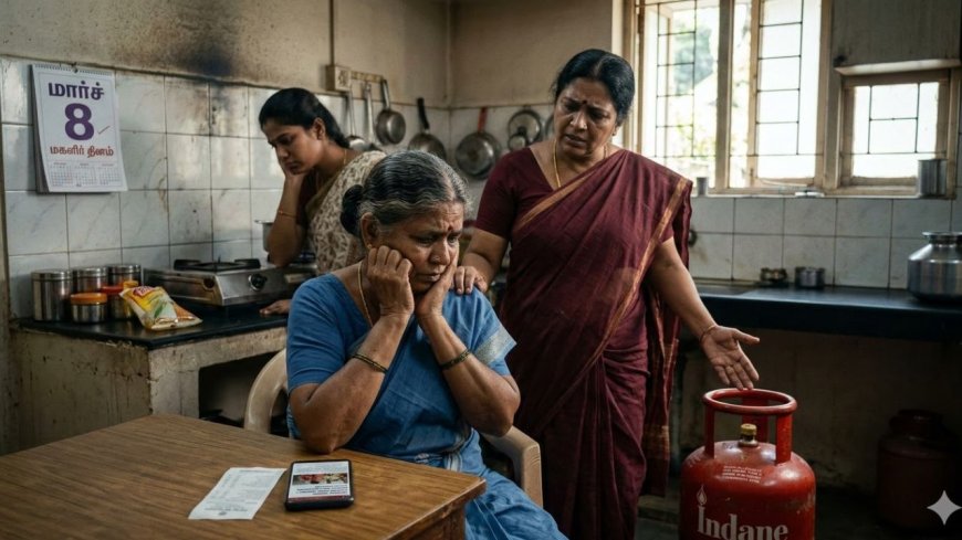 மகளிர் தினத்தில் நள்ளிரவில் மத்திய அரசு கொடுத்த பரிசு: சமையல் சிலிண்டர் விலை ரூ.60 உயர்வு