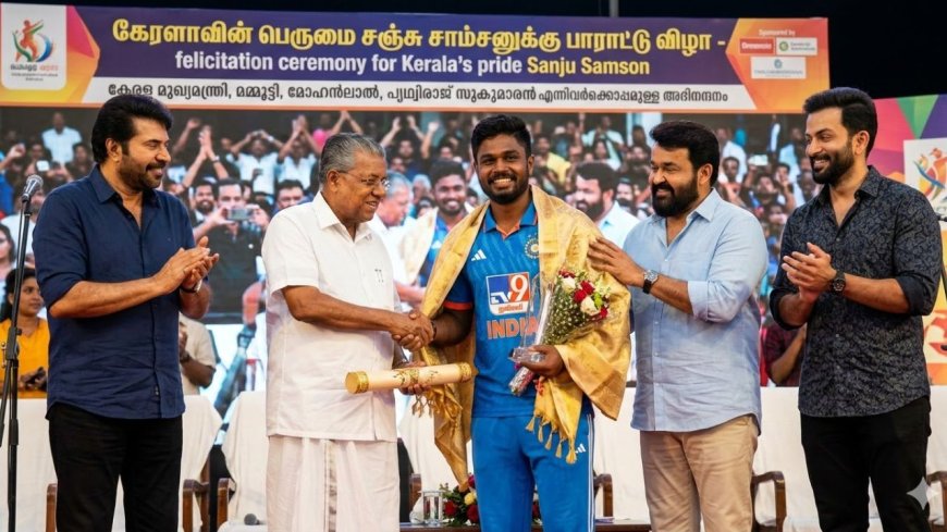 டி20 உலகக்கோப்பை இந்தியா வெற்றி: சஞ்சு சாம்சனுக்கு குவியும் பாராட்டு