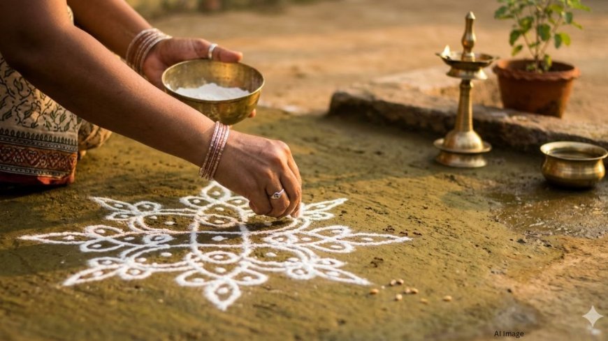 மகா(ன்)பிரசாதம்: கோலம் ஏன் போடணும்?