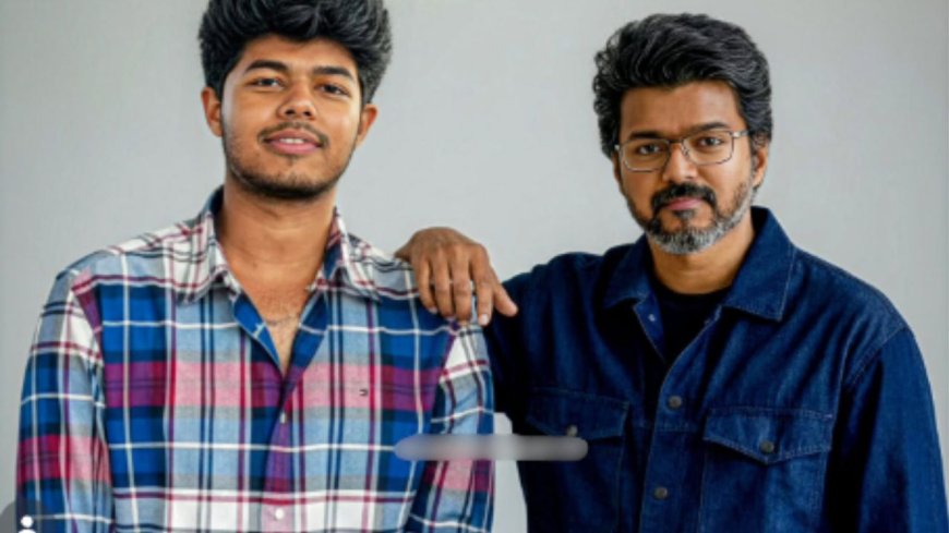 இன்ஷியலை மாற்றிய ஜேசன் சஞ்சய்: விஜய்க்கு பதிலாக சங்கீதா பெயர் சேர்ப்பு 