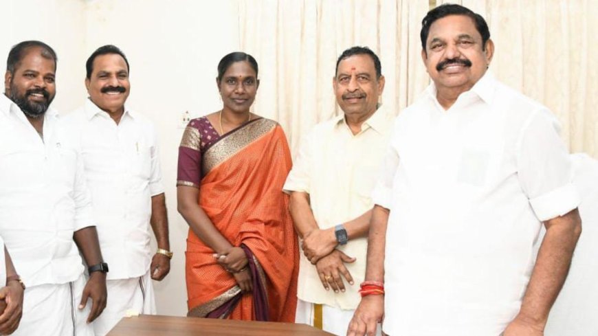 நீண்ட இழுபறிக்கு பிறகு அதிமுகவில் இணைந்தார் காளியம்மாள்!