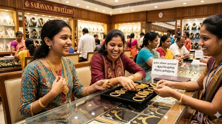 “எல்லா லேடீசும்  ஹாப்பி அண்ணாச்சி” தொடர்ந்து சரியும் தங்கம் விலை, சவரனுக்கு ரூ.640 குறைவு