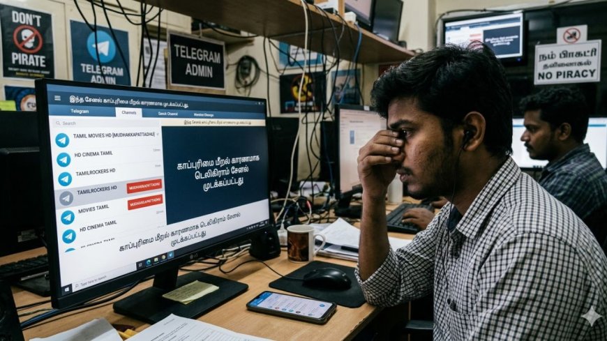 திருட்டுத்தனமாக திரைப்படங்களை பதிவிட்ட 800 சோசியல் மீடியாக்கள், 3,142 டெலிகிராம் சேனல்கள் முடக்கம் 