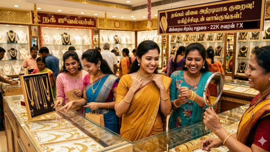 அதிரடியாக  குறைந்த தங்கம்  : சவரனுக்கு ரூ.2160 குறைவு, நகைப்பிரியர்கள் மகிழ்ச்சி  