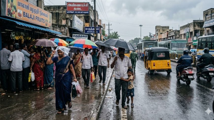 காற்றழுத்த தாழ்வு பாதை, 7 நாட்களுக்கு மழைக்கு வாய்ப்பு: வானிலை மையம் தகவல்