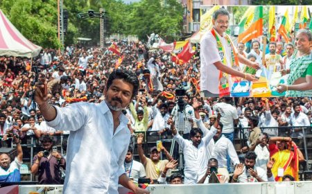 விஜய் போட்டியிடும் பெரம்பூர் தொகுதியில் குழப்பம்: தவெக பெயரில் வாக்கு சேகரிக்கும் வேல்முருகன் கட்சியினர்