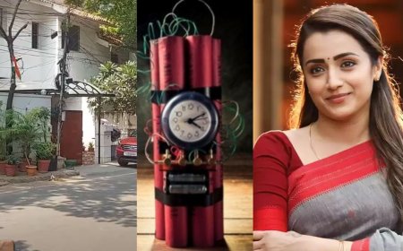 நடிகை திரிஷா வீட்டிற்கு வெடிகுண்டு மிரட்டல்: போலீசார் தீவிர சோதனை