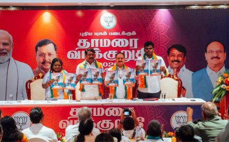 3 சிலிண்டர் இலவசம், பெண்களு்கு மாதம் ரூ. 2 ஆயிரம், தைப்பூசம் மாநில விழா: தமிழக பாஜக தேர்தல் அறிக்கை 